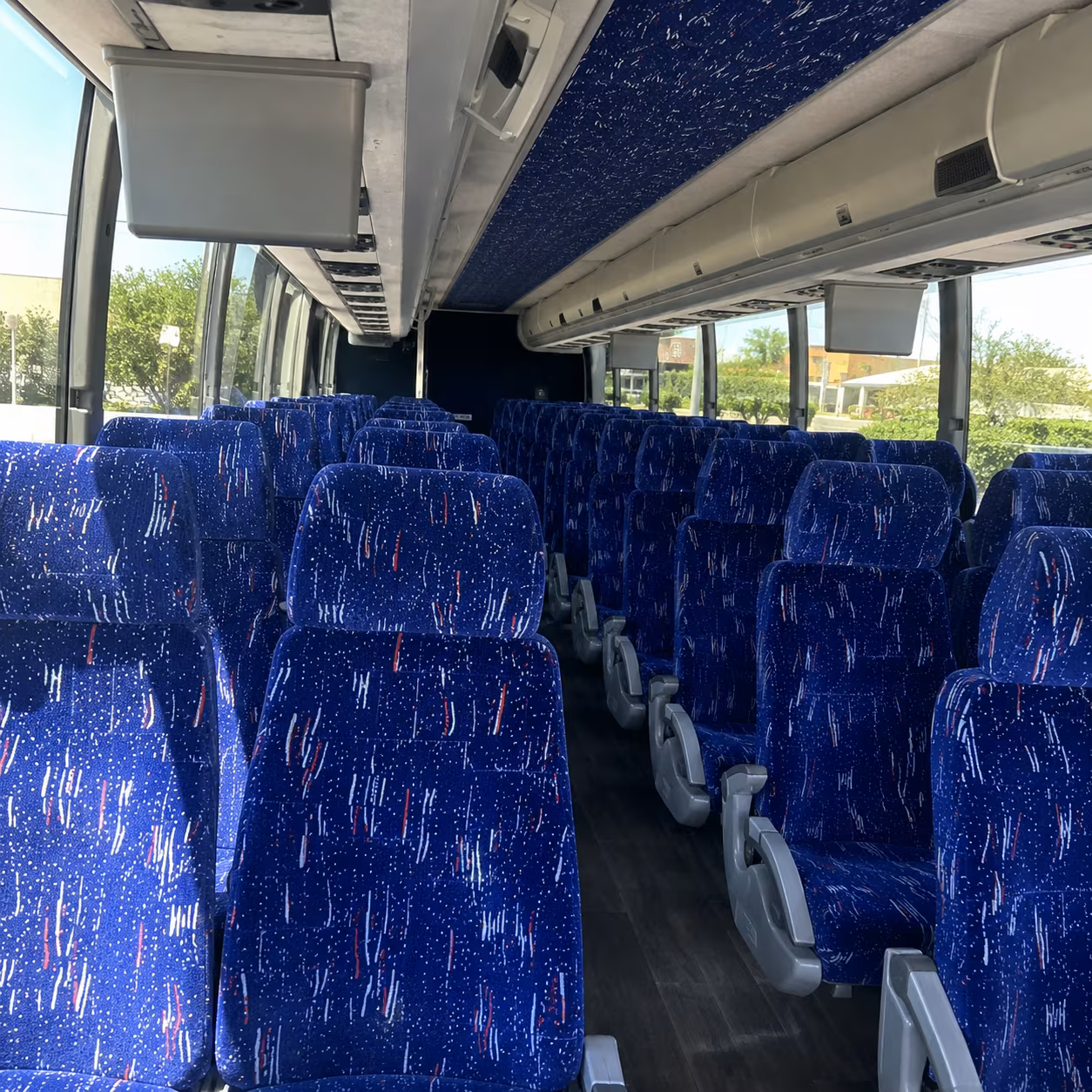 Lincoln Airport Shuttle & Transportation party bus interior