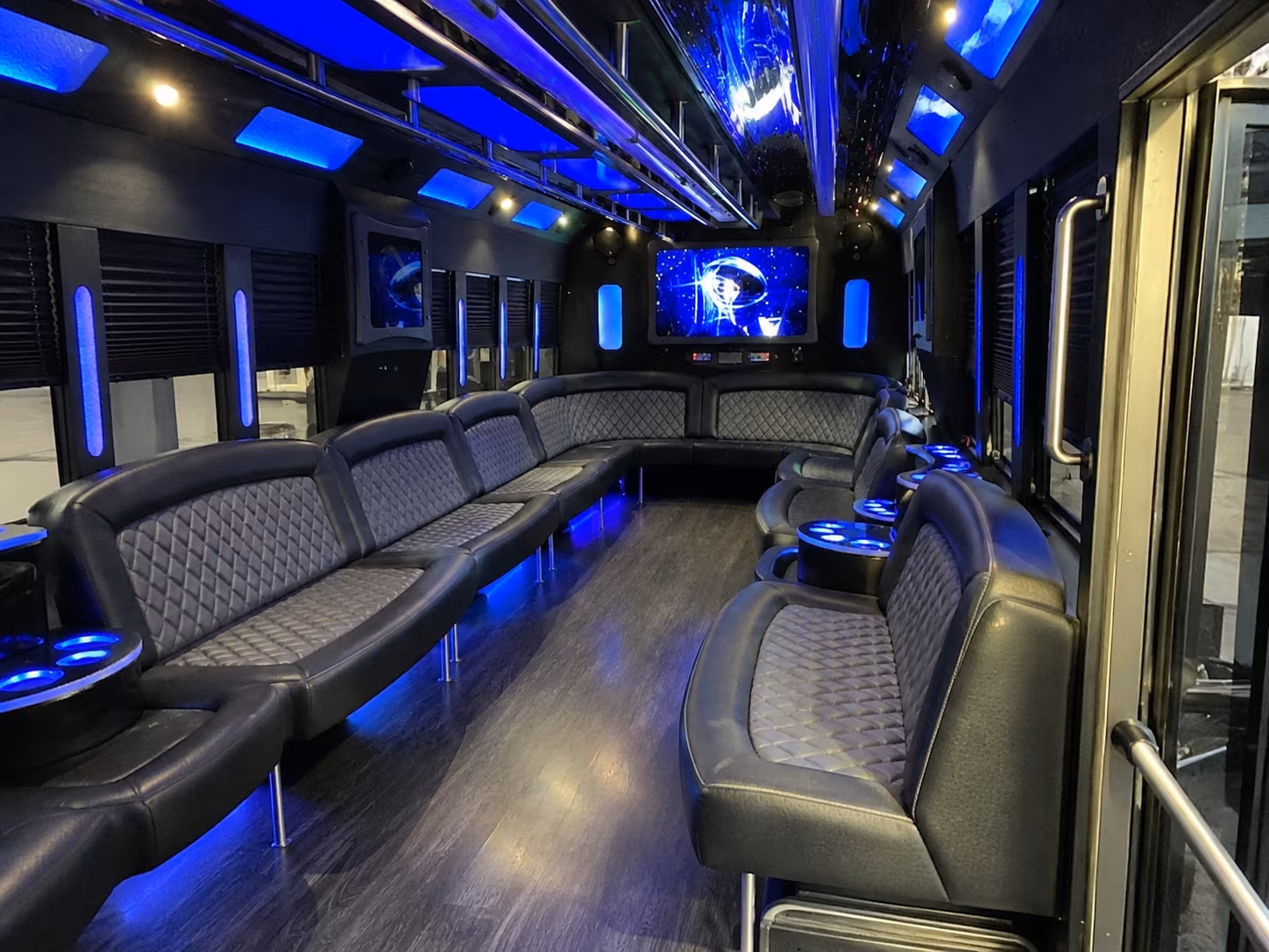 Lincoln Bachelor & Bachelorette Transportation party bus exterior