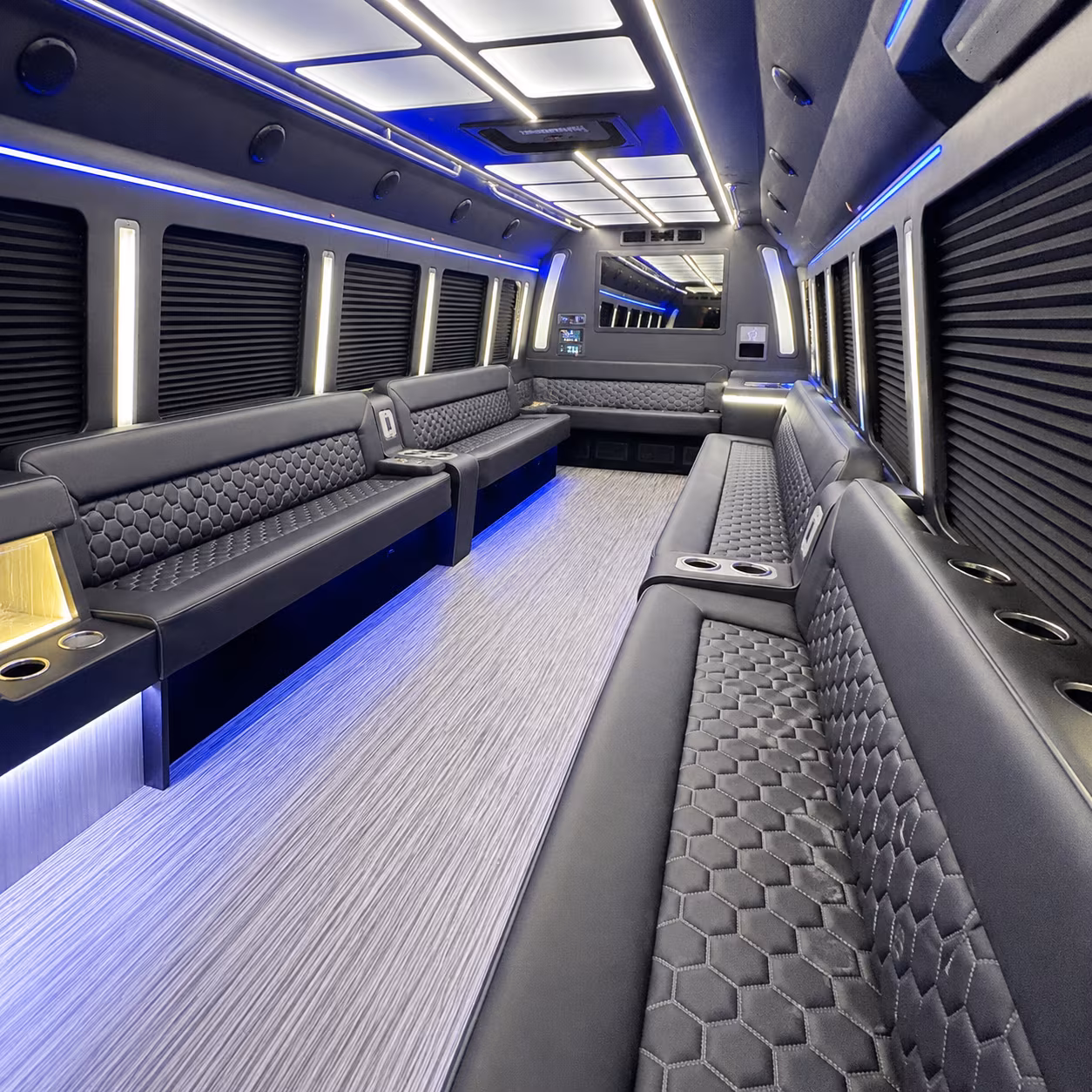 Lincoln Bachelor & Bachelorette Transportation onboard seating