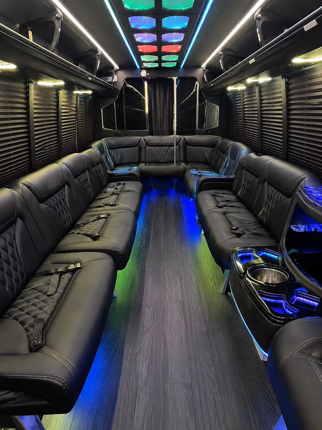 Lincoln Concert & Music Festival Transportation party bus exterior