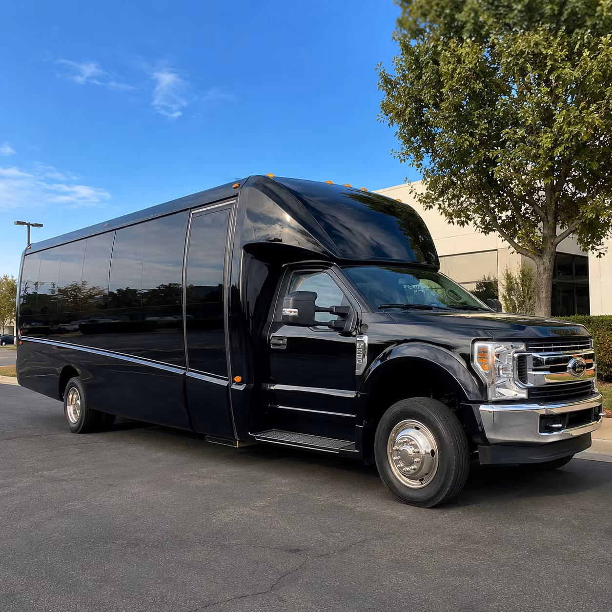 Lincoln Corporate Transportation party bus interior