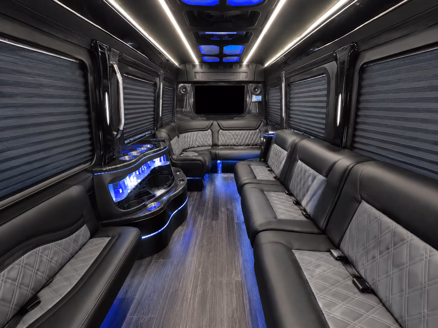 Lincoln Corporate Transportation party bus exterior