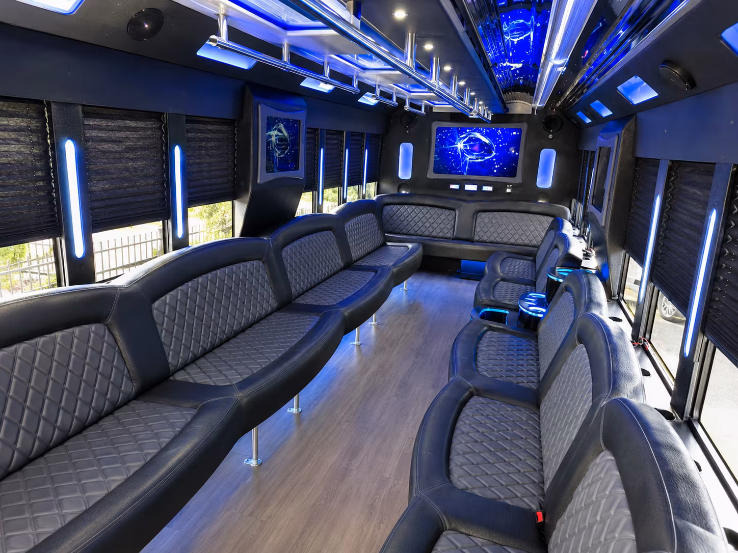 Lincoln Private Event Transportation party bus exterior
