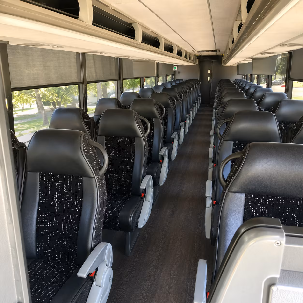 Lincoln School Event Transportation party bus exterior