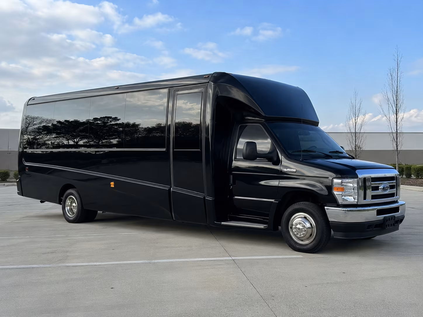 Lincoln School Event Transportation party bus interior