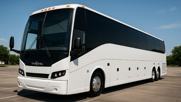 Exterior of Charter Bus Company Omaha's 40 Passenger Party Bus in Omaha