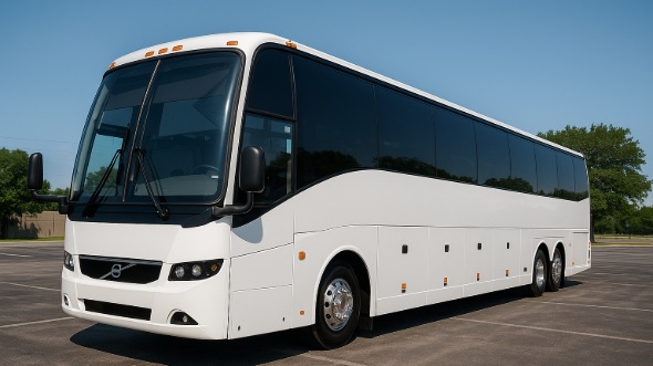 Exterior of Charter Bus Company Independence's 50 Passenger Party Bus in Independence