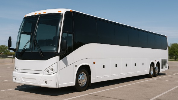 Exterior of Charter Bus Company Omaha's 50 Passenger Party Bus in Omaha